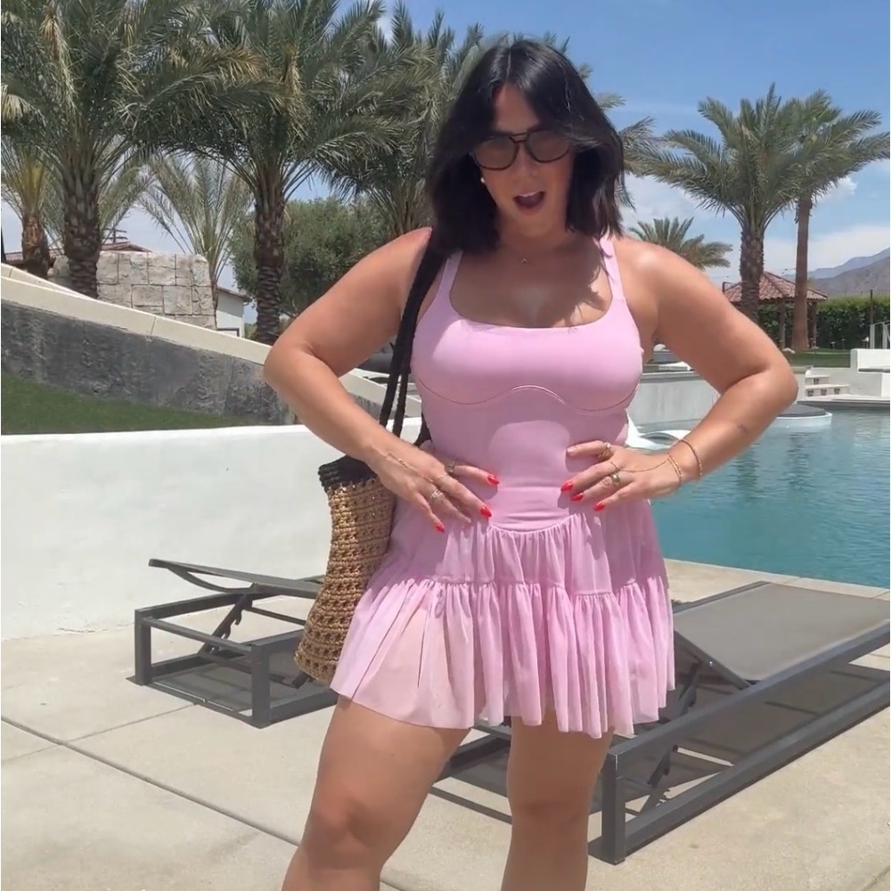 Popflex corset pirouette dress bubblegum